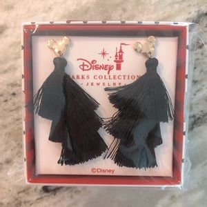 *NWT* Dots + Dashes Mickey tassel earrings